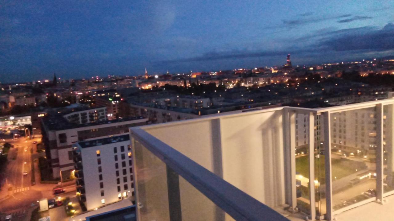 Wroclaw Penthouse Views Odra And City Center Eksteriør bilde
